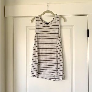 Simple striped banana republic tank